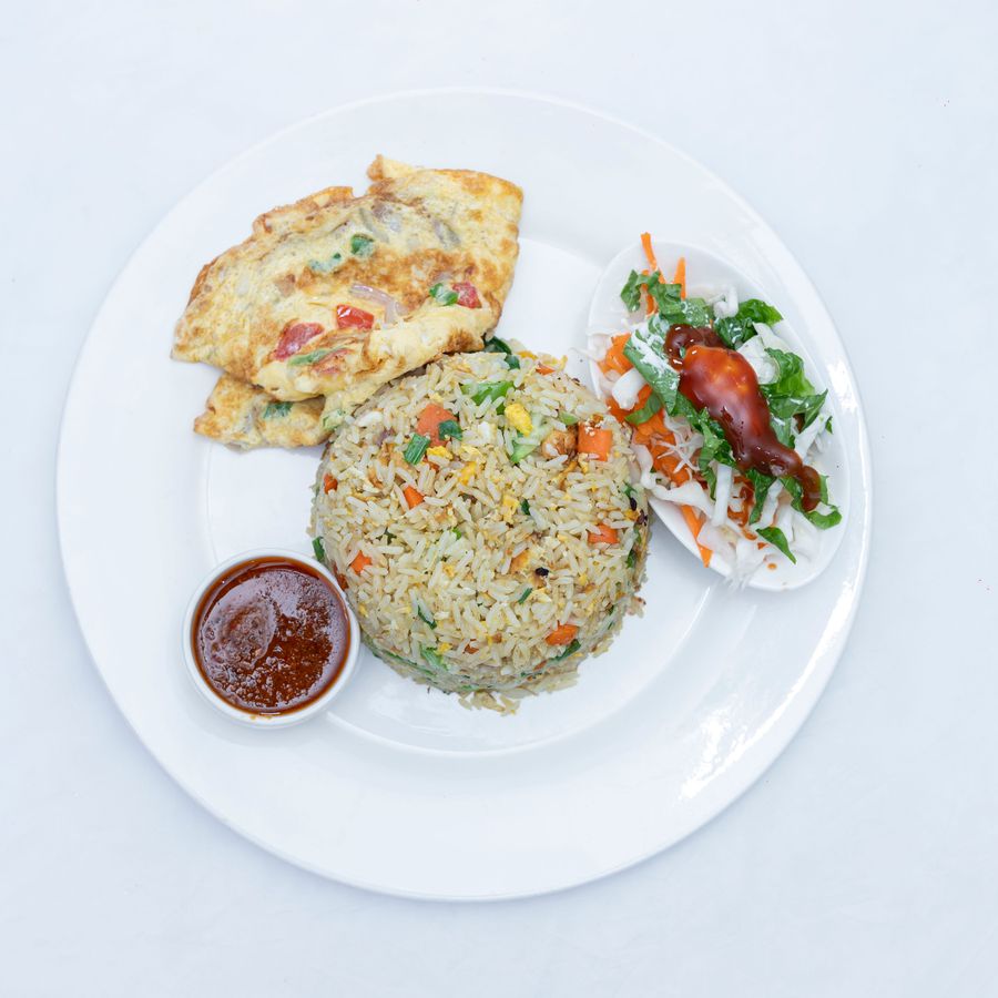 Vegetable Fried Rice & Chicken